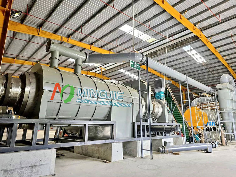 Wood Charcoal Manufacturing Machine Installation in Vietnam