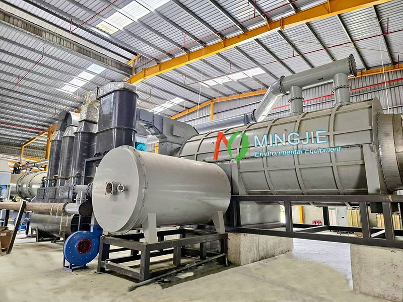 Wood Charcoal Manufacturing Machine Installation in Vietnam