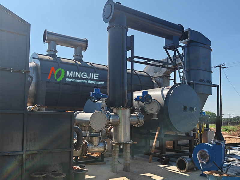 Wood Charcoal Making Equipment Installation in South Africa