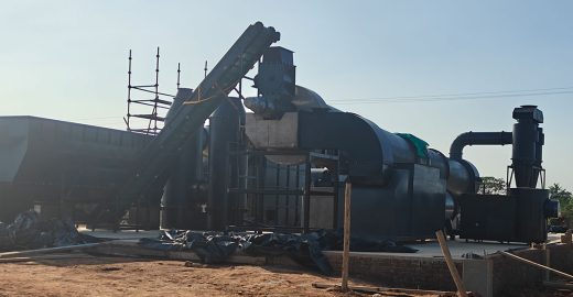 Wood Charcoal Manufacturing Machine Installed in South Africa