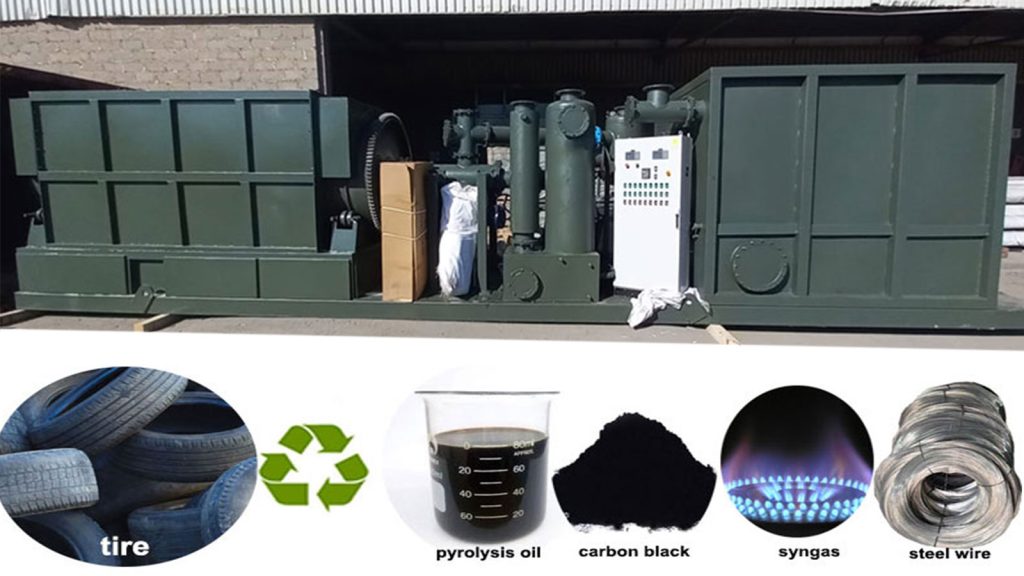 Tyre Recycling Pyrolysis Equipment for Waste Treatment