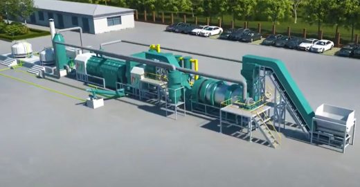 Biomass to Biochar Production Line