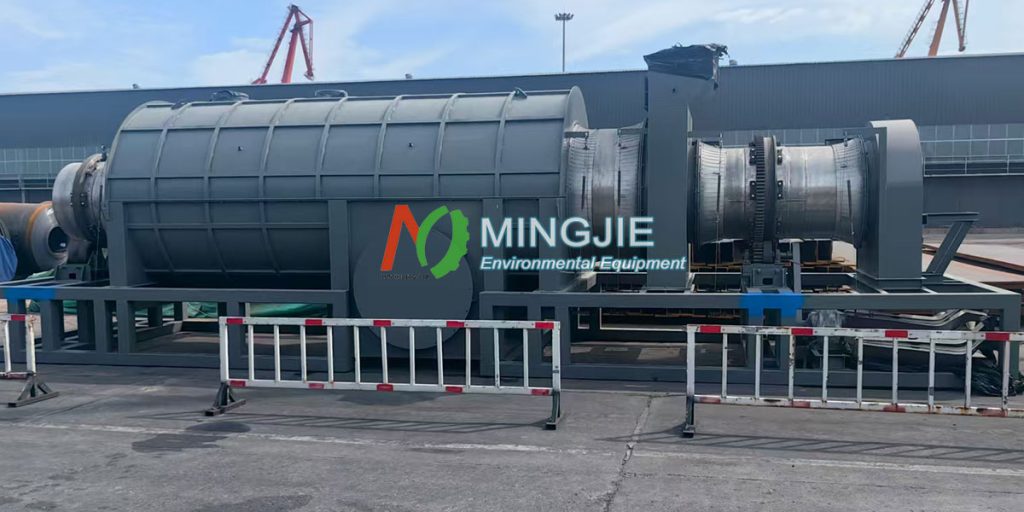 MJT-2000 Biochar Production Equipment For Sale to Saudi Arabia