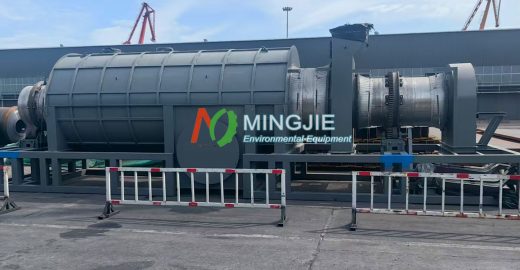 MJT-2000 Biochar Production Equipment For Sale to Saudi Arabia