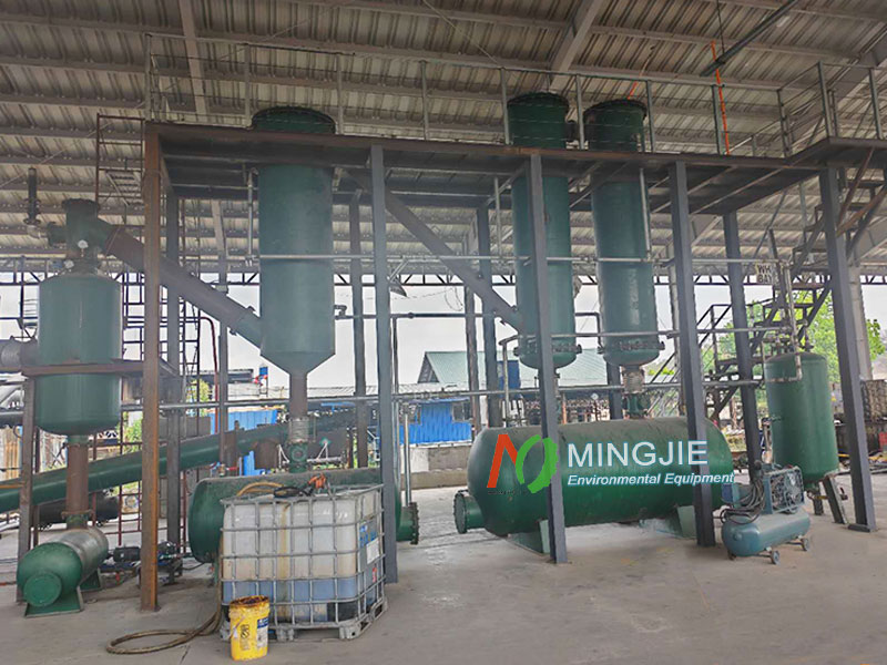 Pyrolysis Oil Condensation System