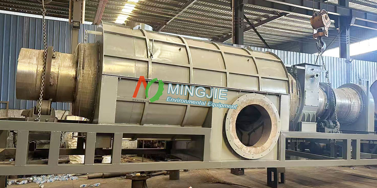 MJT-1000 Biochar Machine For Sale to South Korea