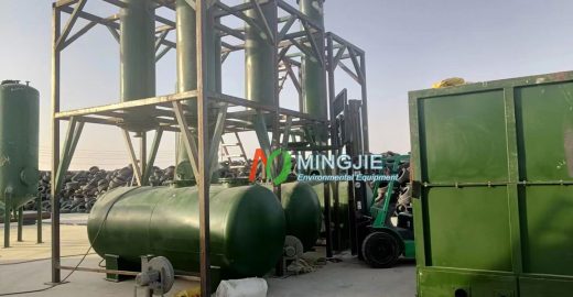 Tyre to Diesel Recycling Plant