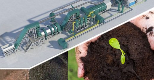 Coffee Grounds Charcoal Production Plant