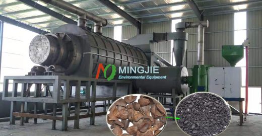 Palm Kernel Shell Biochar Machine