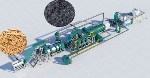 Rice Husk Biochar Production Line