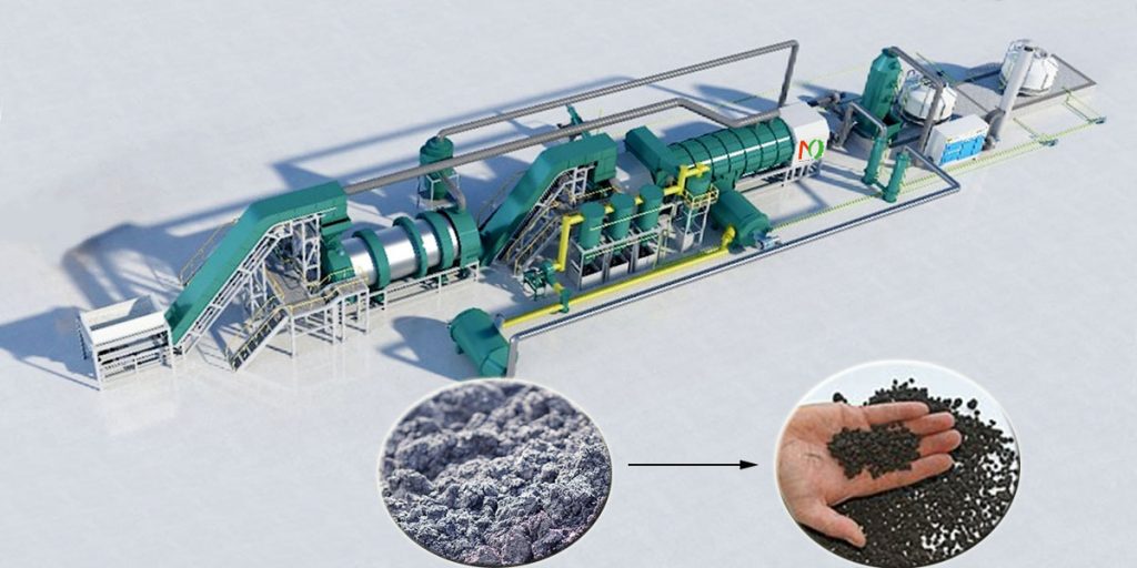 Sludge Carbonization for Biochar Conversion