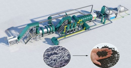 Sludge Carbonization for Biochar Conversion