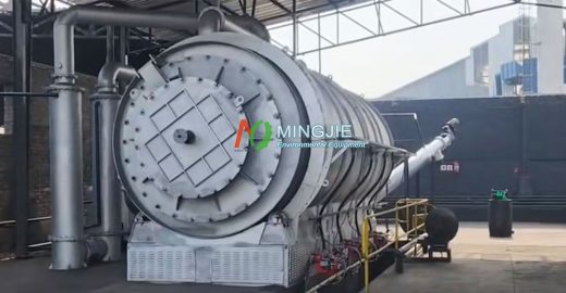 Tyre Pyrolysis Equipment Running in South Africa