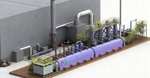Pyrolysis Waste to Energy Plant