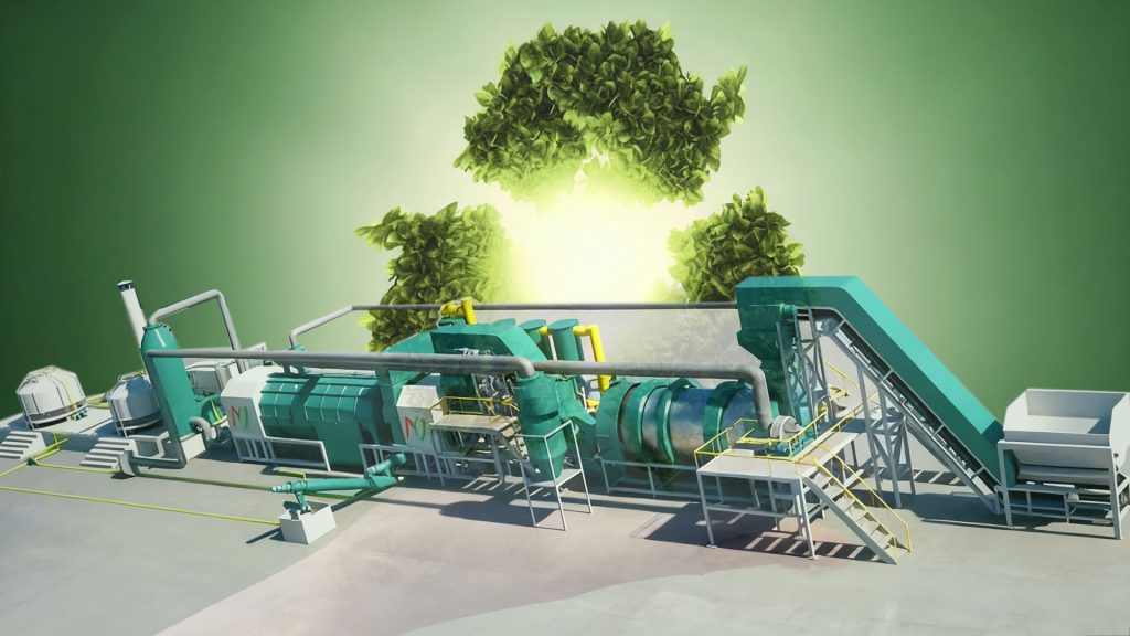 Biochar Production Plant Contributes to Carbon Negative Emissions