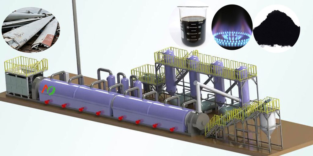 Waste Wind Turbine Blade Pyrolysis
