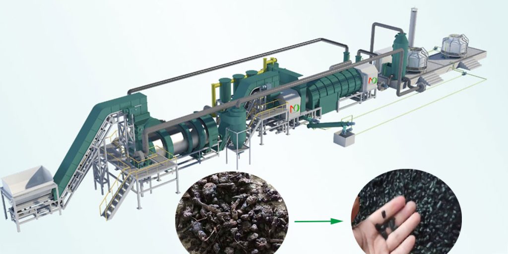 Animal Manure Biochar Making Plant