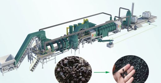 Animal Manure Biochar Making Plant