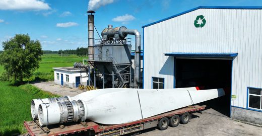 Waste Wind Turbine Blade Recycling
