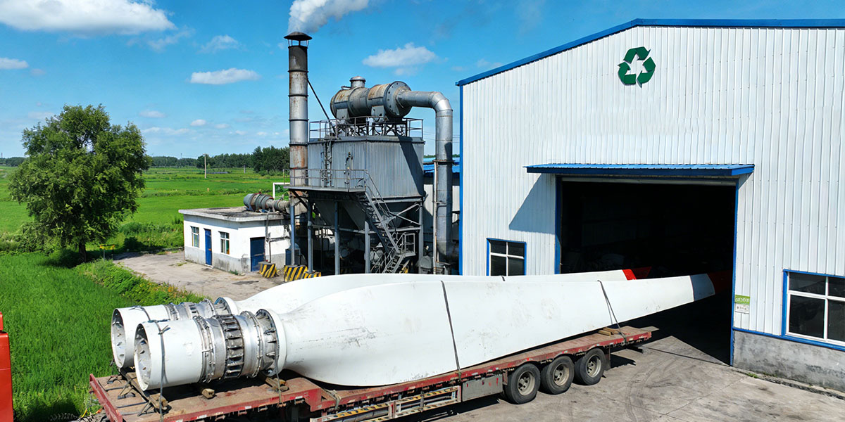 Waste Wind Turbine Blade Recycling