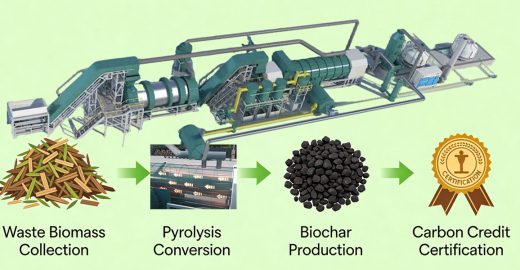 Biochar Carbon Credit By Waste Biomass Conversion