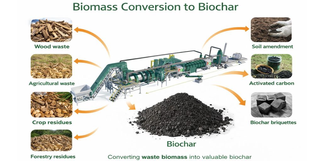 Carbonization Plant for Biochar Production