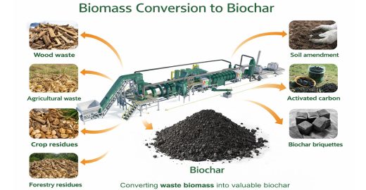 Carbonization Plant for Biochar Production