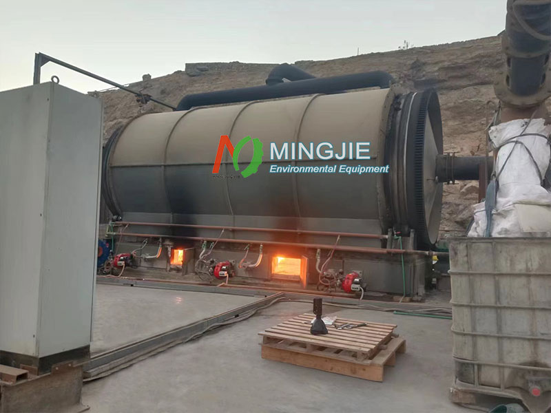 Pyrolysis Plant Running