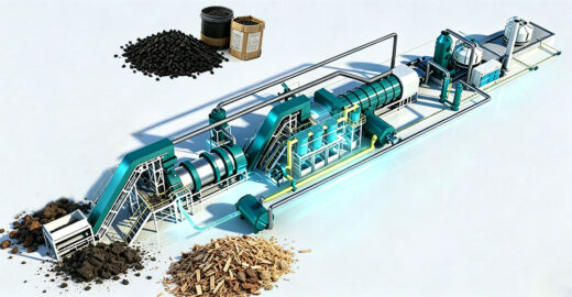 Biochar Machines Efficiency with Different Biomass