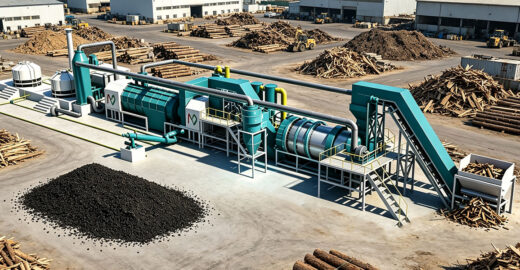 How Wood Pyrolysis Plants for Biochar Production