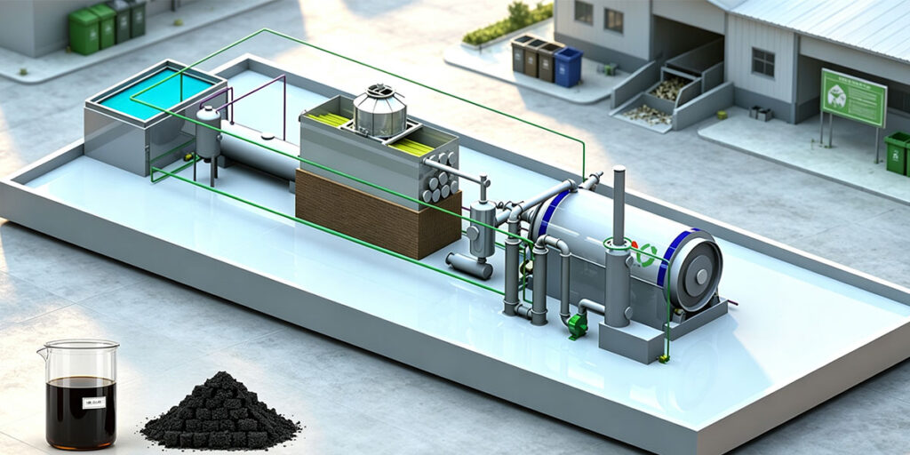 Low-Investment Batch Pyrolysis Plant