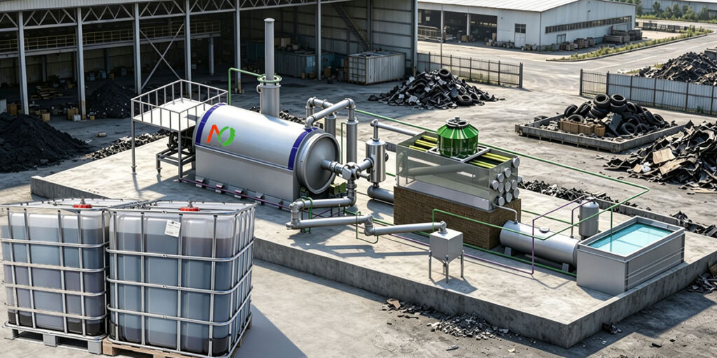 Waste Rubber Pyrolysis Plant