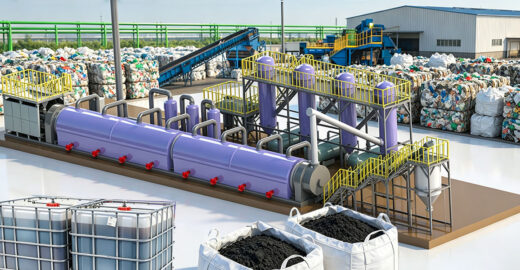 Continuous Plastic Waste Pyrolysis Plant