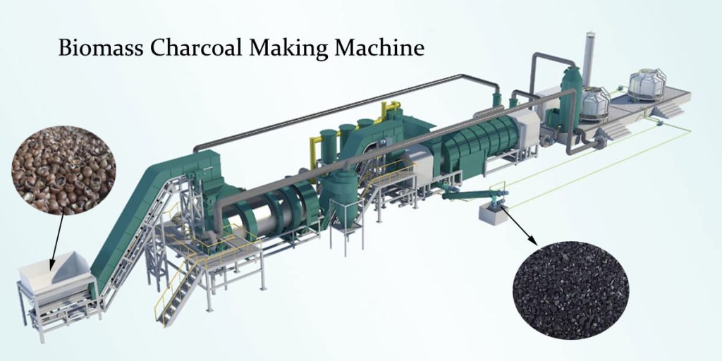 Rice Husk Charcoal Making Machine 