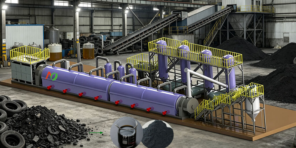 Continuous Pyrolysis in Waste Management