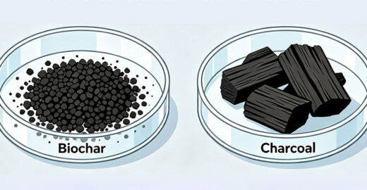 Difference between Biochar and Charcoal