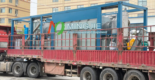 MJT-100 Small Biomass Pyrolysis Unit for Sale to South Korea