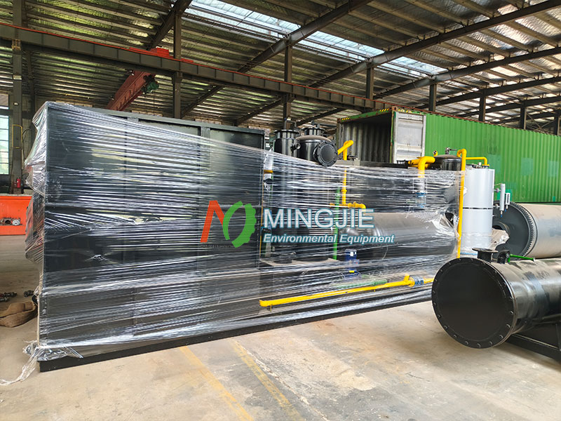 Small Pyrolysis Oil Distillation Plant for Sale to Bolivia