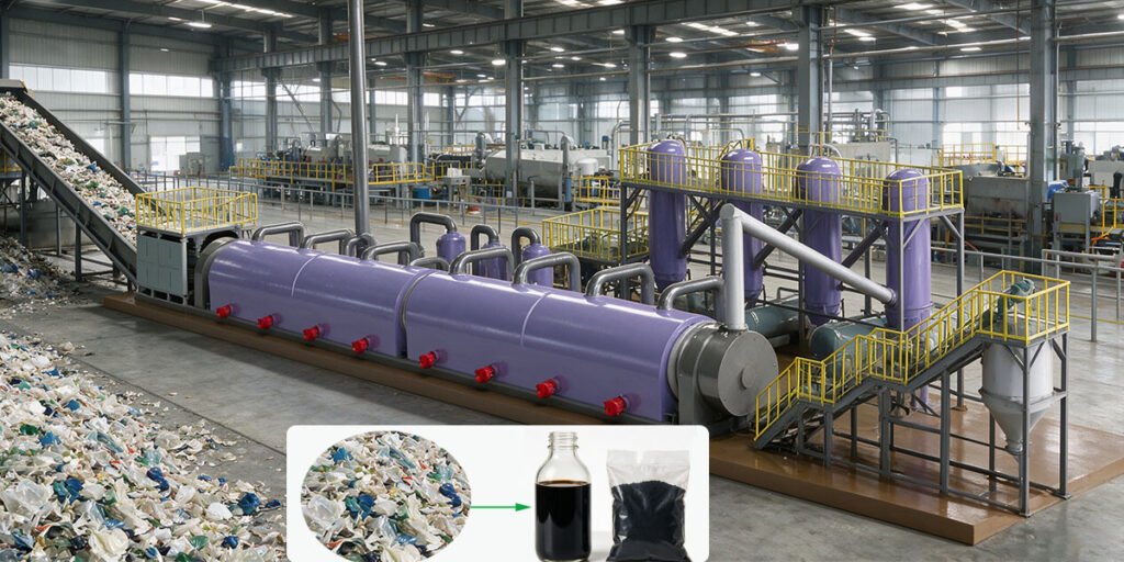 Waste Plastic Pyrolysis Recycling Plant