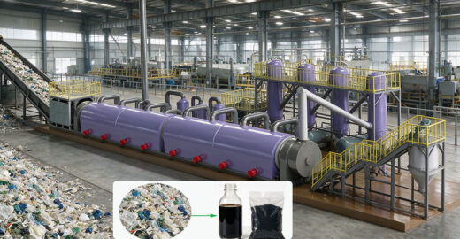 Waste Plastic Pyrolysis Recycling Plant