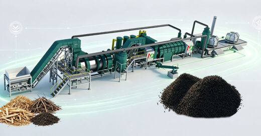 Fully Automatic Biomass Pyrolysis Plant