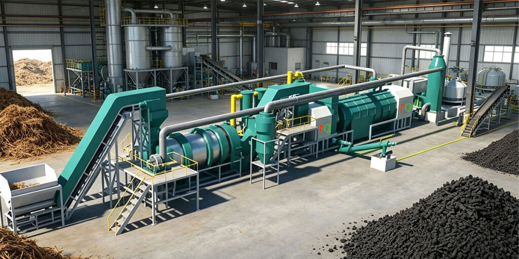 Palm Fiber Biochar Production Equipment