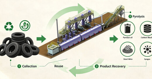 Waste Tyre Recycling Pyrolysis