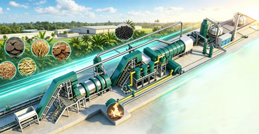 Industrial Pyrolysis Equipment for Biochar Production