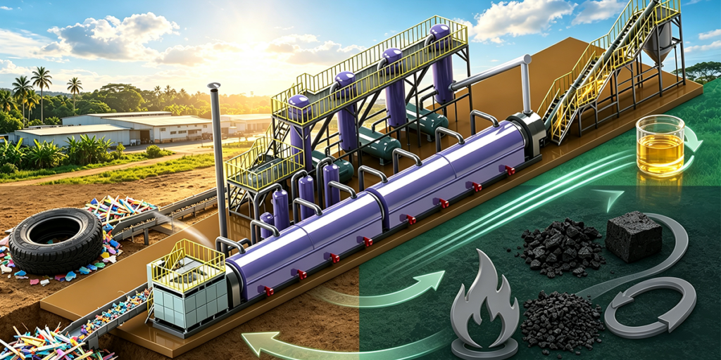 Industrial Pyrolysis Plant