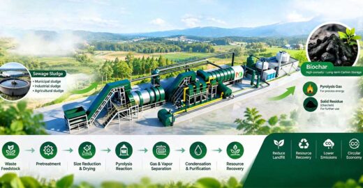 Sludge Pyrolysis Process