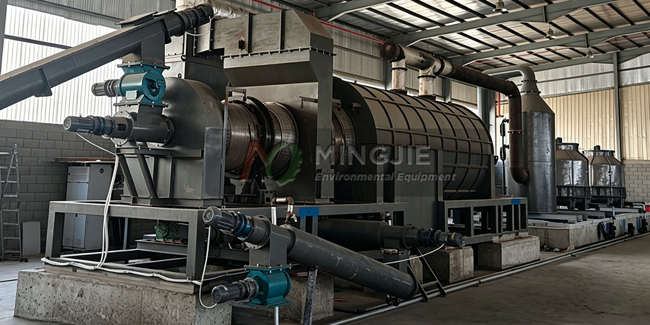 Wood Pyrolysis Carbonization Plant
